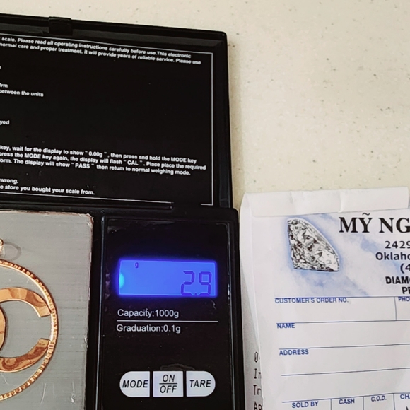 Stamp 18k Pendant NWT. - Picture 2 of 8